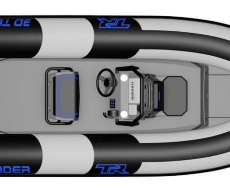 3D Tender - Premim Pack Suzuki DF 60 Black - 2