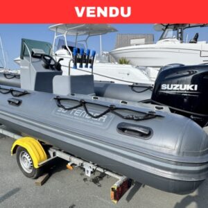3d tender Patrol 600 - Suzuki DF140 - Remorque Routière Draxer