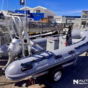 3d tender Xpro 490 Hypalon - Honda 50cv - Remorque routière